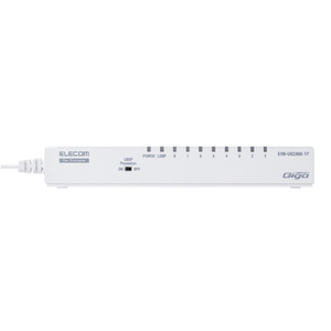 エレコム 法人向け1000BASE-T対応TAP型スイッチ ホワイト EHB-UG2A08-TP-イメージ3