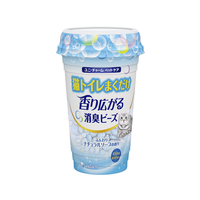 ユニ・チャーム 猫トイレまくだけ消臭ビーズ ふんわりナチュラルソープの香り 450ml F136022