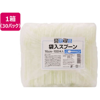 大和物産 商売繁盛 袋入スプーン 100本入×30パック FCE666A-063164