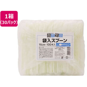 大和物産 商売繁盛 袋入スプーン 100本入×30パック FCE666A-063164-イメージ1