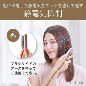 ＫＯＩＺＵＭＩ リセットブラシ 折りたたみタイプ ピンク FCE435Y-KBE2100P-イメージ3