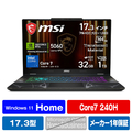 MSI ノートパソコン Cyborg 17 B2RW オデッセイグレイ&スケルトン CYBORG17B2RWFKG-6659JP
