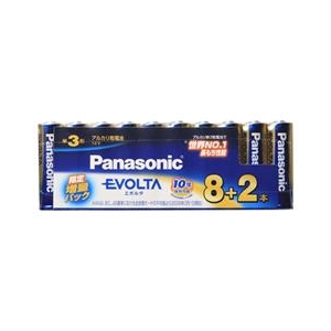 パナソニック 単3形アルカリ乾電池 10本入り EVOLTA LR6EJSP/10S パナソニック 単3形アルカリ乾電池 10本入り EVOLTA LR6EJSP/10S