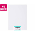 大王製紙 再生色画用紙 4ツ切 100枚 ゆき FC159YN