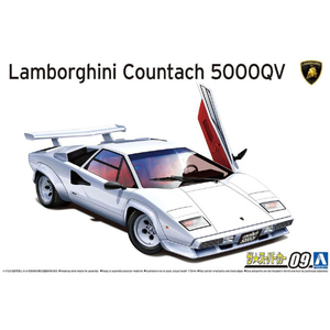 アオシマ ｽ-ﾊﾟ-ｶ-9ｶｳﾝﾀﾂｸ500QVN 1/24 ザ・スーパーカー No．9 '85