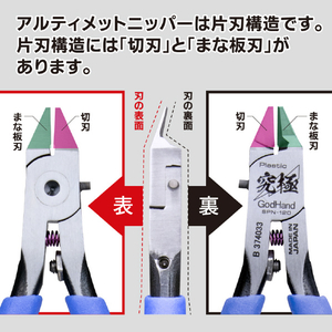 ゴッドハンド アルティメットニッパ5．0 SPN120ｱﾙﾃｲﾒﾂﾄﾆﾂﾊﾟ-N-イメージ2