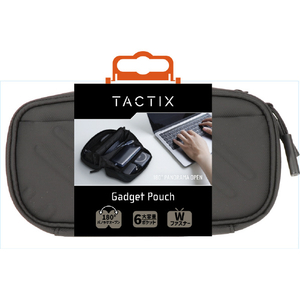 オウルテック TACTIX パノラマオープンガジェットポーチ ブラック OWL-POUTAC01-BK-イメージ2