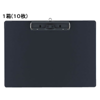コクヨ 用箋挟B(クロス貼り・カラー)A4ヨコ長辺とじダークグレー10枚 1箱(10枚) F826459-ﾖﾊ-C23DM