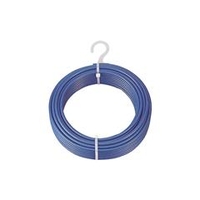 トラスコ中山 TRUSCO　メッキ付ワイヤーロープ　PVC被覆タイプ　Φ4（6）mmX20m CWP-4S20