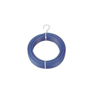 トラスコ中山 TRUSCO　メッキ付ワイヤーロープ　PVC被覆タイプ　Φ4（6）mmX20m CWP-4S20-イメージ1