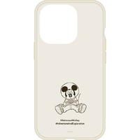 グルマンディーズ iPhone 14 Pro/13 Pro用耐衝撃ケース IIIIfit ディズニー ミッキーマウス DNG-20MK