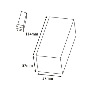 ヘイコー PVC クリスタルボックス V-12 無地 10枚 FC255SF-006832000-イメージ3