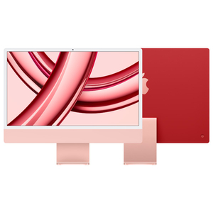 Apple 24インチiMac Retina 4．5Kディスプレイモデル： 8コアCPUと10コアGPUを搭載したApple M3チップ, 256GB SSD ピンク MQRT3J/A-イメージ3