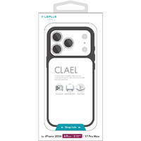 MSソリューションズ iPhone 18 Pro用 Max「CLAEL」ブラック LN-IL26CLABK