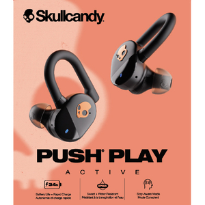 Skullcandy 完全ワイヤレスイヤホン Push Play Active BLACK ORANGE S2PPW-S749-イメージ4