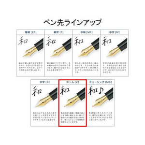 セーラー万年筆 万年筆 プロフィット スタンダード ブラック Z ズーム FCR5568-111219720-イメージ4