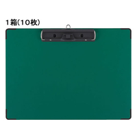 コクヨ 用箋挟B(クロス貼り・カラー)A4ヨコ 長辺とじ グリーン 10枚 1箱(10枚) F826460-ﾖﾊ-C23G