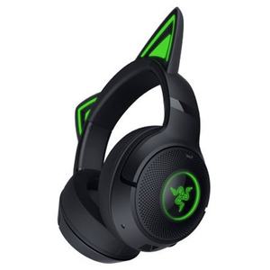 ●ネコミミとイヤーカップ - Razer Chroma RGB 対応。 ●Bluetooth 5.2 とゲーミングモード対応。 ●ビームフォーミングノイズキャンセリングマイク搭載。 ●Razer Tr