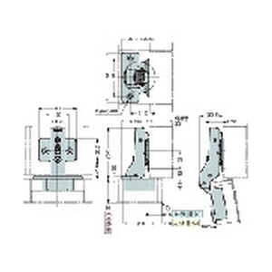 スガツネ工業 スガツネ工業H360-C26-16Tラプコン搭載オリンピアスライドヒンジ厚扉 FC785FN-1956908-イメージ3