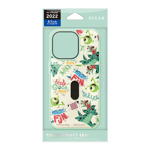 PGA iPhone 14 Pro用タフポケットケース Pixar モンスターズ・インク PG-DPT22Q18MOI-イメージ1