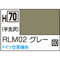 GSIクレオス 水性ホビーカラー H-70 RLM02グレー H70RLM02ｸﾞﾚ-N