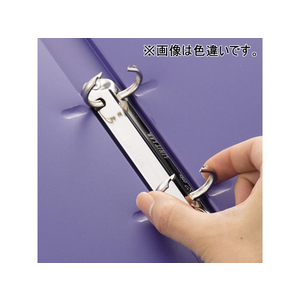 リヒトラブ リングファイル(カドロック&ツイストリング) A4タテ背幅36mm橙 1冊 F885901-F877U-4-イメージ2