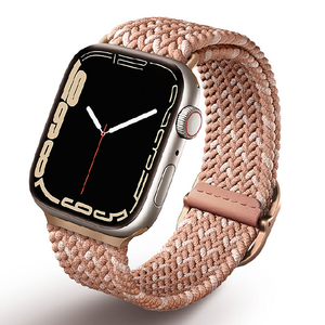 ＵＮＩＱ Apple Watch 38/40/41mm用BRAIDED STRAP UNIQ ASPEN DESIGNER EDITION CITRUS PINK UNIQ-41MM-ASPDECPNK-イメージ1
