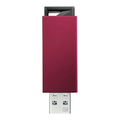 I・Oデータ USB3．0/2．0対応 ノック式USBメモリー(32GB) レッド U3-PSH32G/R