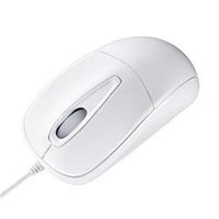 サンワサプライ 静音マウス ホワイト MA-122HW