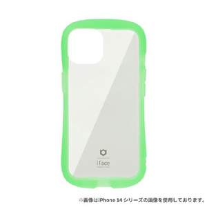 Hamee iPhone 15 Plus用ガラスケース iFace Reflection NEO クリアグリーン 41-959473-イメージ1