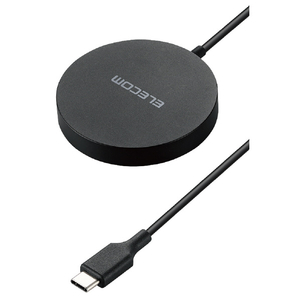 エレコム マグネットQi2規格対応ワイヤレス充電器(15W・卓上) ブラック W-MA04BK-イメージ8