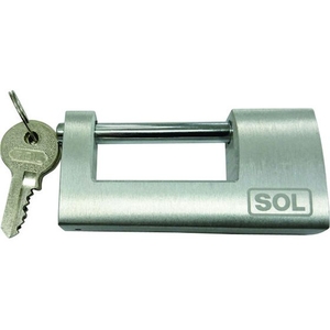清水 SOL/No.5700 アルミ倉庫錠 同一鍵定番 80mm/5700-80 K/A FC054EP-1386833-イメージ1