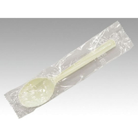 中央化学 使い捨てカトラリー FDスプーン 140 単袋入 FCG928W-00315389