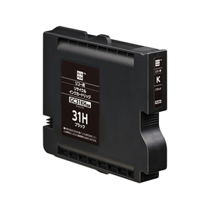 エコリカ リコー用リサイクルインクカートリッジGC31KH F922032-ECI-RC31HB-イメージ1