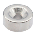 トラスコ ネオジム丸形磁石　皿ねじ穴付　外径６ＭＭ×３ＭＭ　Ｍ１．６　１個入 T06R03-M1.6