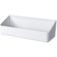 アスベル ラックス マグネット 収納ラック ポケット L ワイド ホワイト FCF349N-A5012