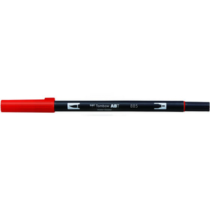 トンボ鉛筆 デュアルブラッシュペン ABT Warm Red F040103-AB-T885-イメージ1