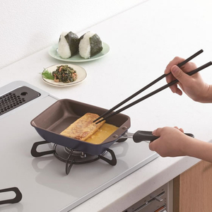 サーモス THERMOS 卵焼き器 13×18.5cm ガス火専用 ネイビー FCJ937N-KFI-013E NVY-イメージ2