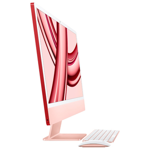 Apple 24インチiMac Retina 4．5Kディスプレイモデル： 8コアCPUと10コアGPUを搭載したApple M3チップ, 512GB SSD ピンク MQRU3JA-イメージ2