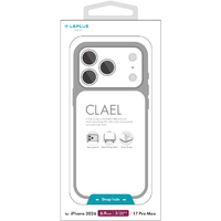 MSソリューションズ iPhone 18 Pro用 Max「CLAEL」ライトグレー LN-IL26CLALGY