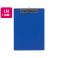 コクヨ 用箋挟B(クロス貼り・カラー)A4タテ 短辺とじ ブルー 10枚 1箱(10枚) F826462-ﾖﾊ-C28B