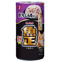 ペットライン キャネット 魚正 まぐろ・しらす入り(3缶) Cｳｵﾏｻﾏｸﾞﾛｼﾗｽ3P