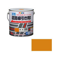 アサヒペン 水性道路線引き用塗料 4KG 黄色 FC523PM