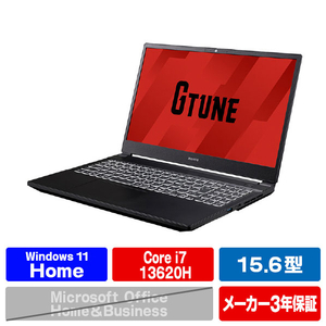 マウスコンピューター 15．6型ゲーミングノートパソコン e angle select G TUNE ブラック EDP5I7G60161TB-イメージ1