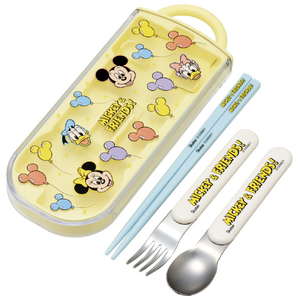 スケーター TACC2AGﾐﾂｷ-Fﾌｳｾﾝ 抗菌食洗対応トリオセット ミッキー