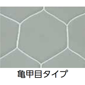 トーエイライト ジュニアサッカーゴールネット 亀甲目 2張1組 ポリエチレン無結節 175T FCJ289B-B3772-イメージ2