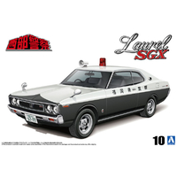 アオシマ 1/24 C130ローレルHT 捜査用パトロールカー 1/24 西部警察 No.10 ｾｲﾌﾞｹｲｻﾂ10C130ﾛ-ﾚﾙHTｿｳｻﾖｳ