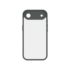 グルマンディーズ iPhone Air用プランプフレームケース IIIIfit ブラック IFT-187BK-イメージ1