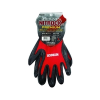 コーコス信岡 コーコス/背抜き手袋 ニトロックプレミアム N-3550 20レッド M FC231FL-1491094