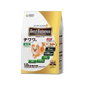 ユニ・チャーム ベストバランス カリカリ仕立て チワワ用 1.8kg FCU8711-イメージ1